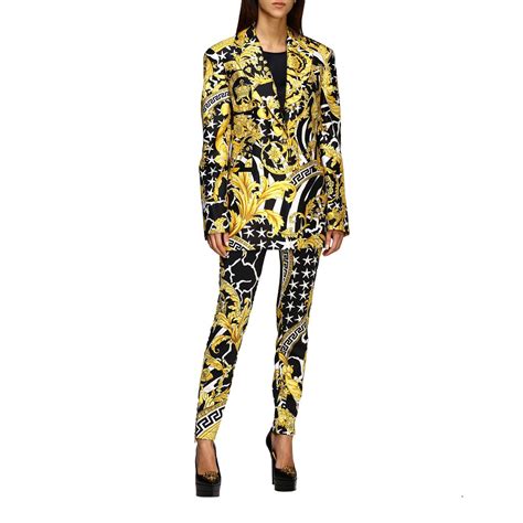 women versace inspired paisley women suit|Women's Versace Suits Sale .